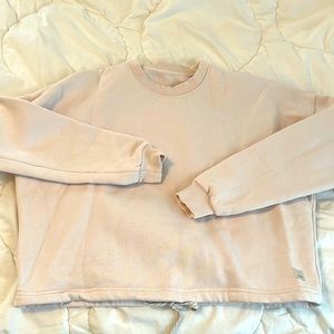 SOLD Vuori Restore Crew Pullover sweatshirt. pale pink. size XS.